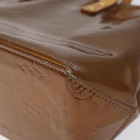 LOUIS VUITTON Monogram Vernis Reade PM Hand Bag Bronze M91146 - Picture 9 of 16